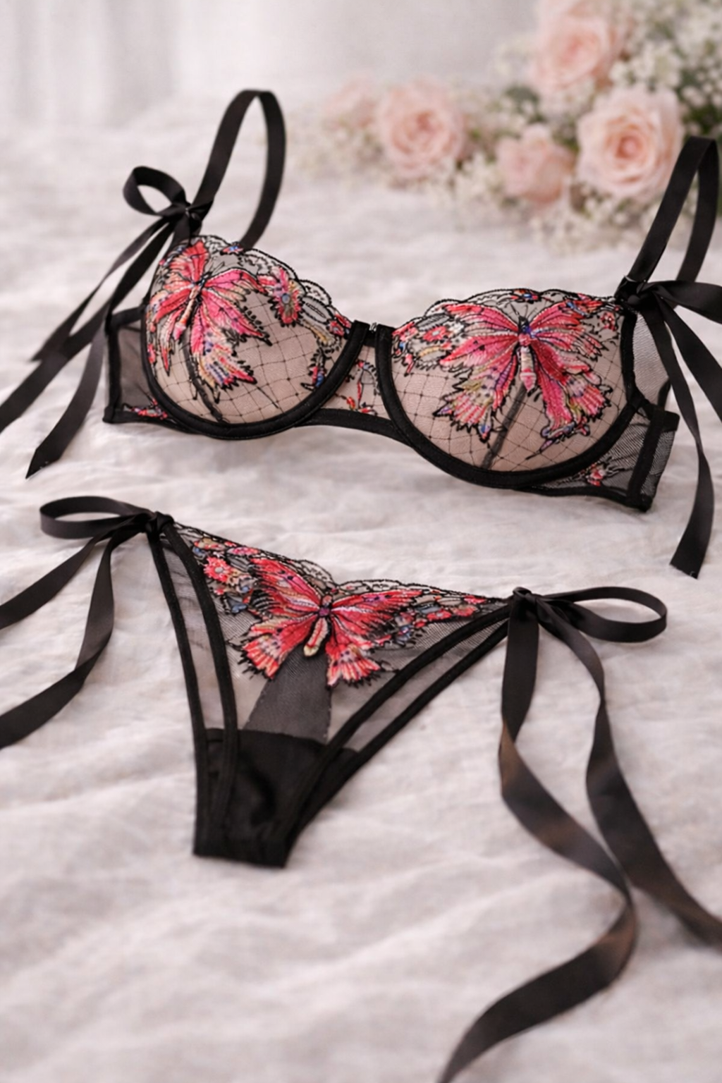 Noël Rouge Papillon